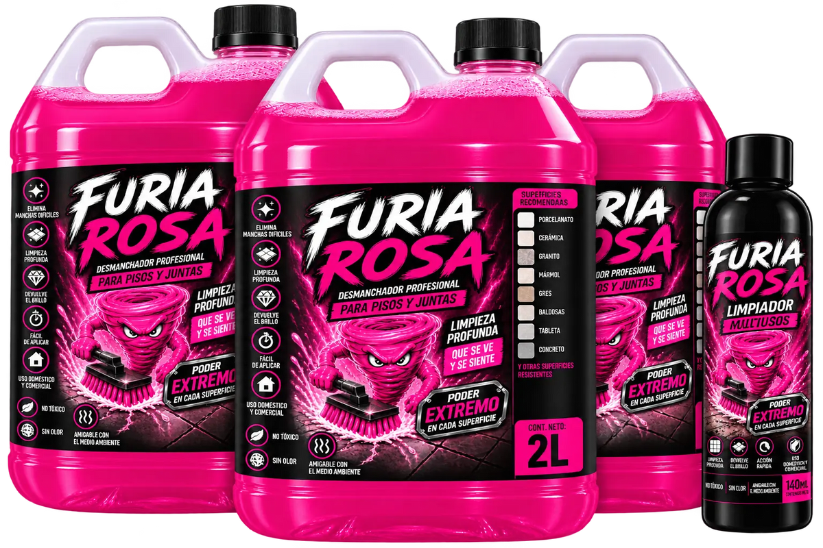 KIT Furia Rosa🧼 - Elimina hasta lo imposible en segundos