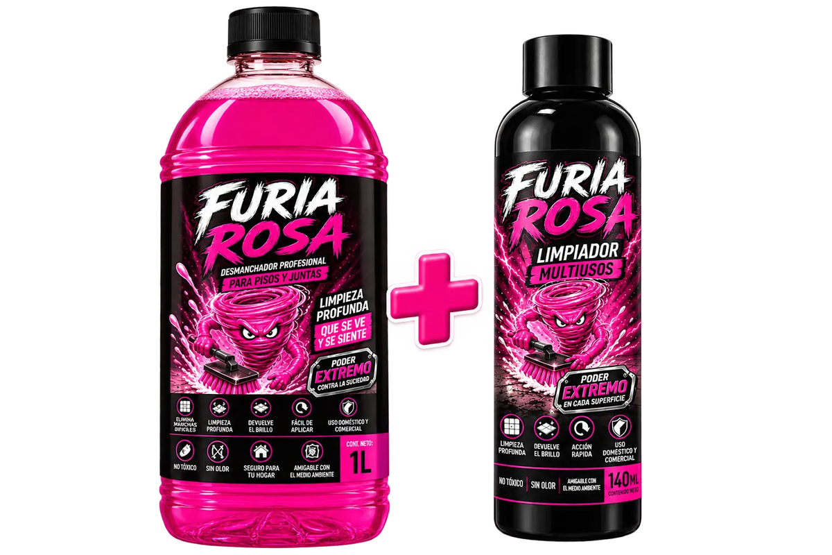 KIT Furia Rosa🧼 - Elimina hasta lo imposible en segundos