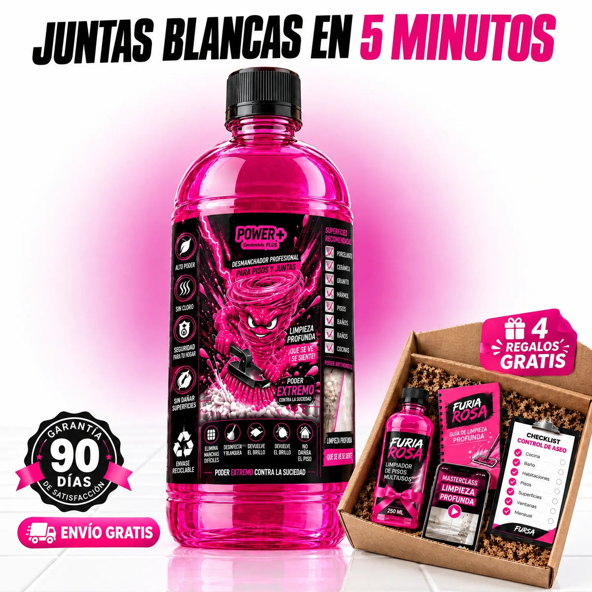 KIT Furia Rosa🧼 - Elimina hasta lo imposible en segundos