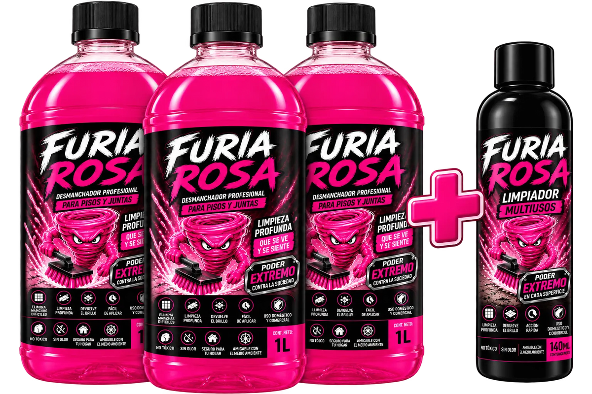 KIT Furia Rosa🧼 - Elimina hasta lo imposible en segundos