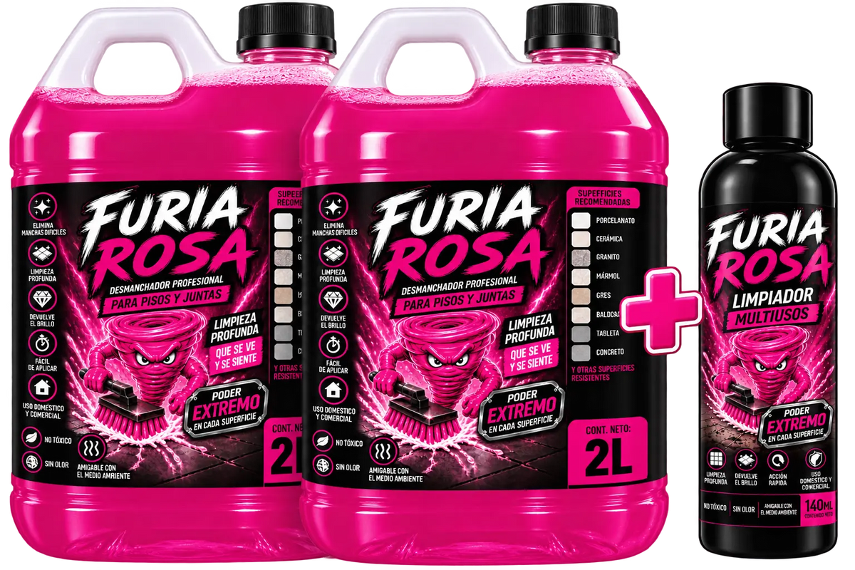 KIT Furia Rosa🧼 - Elimina hasta lo imposible en segundos